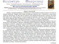 Biuletyn Myzyczny - Radom 10/2020